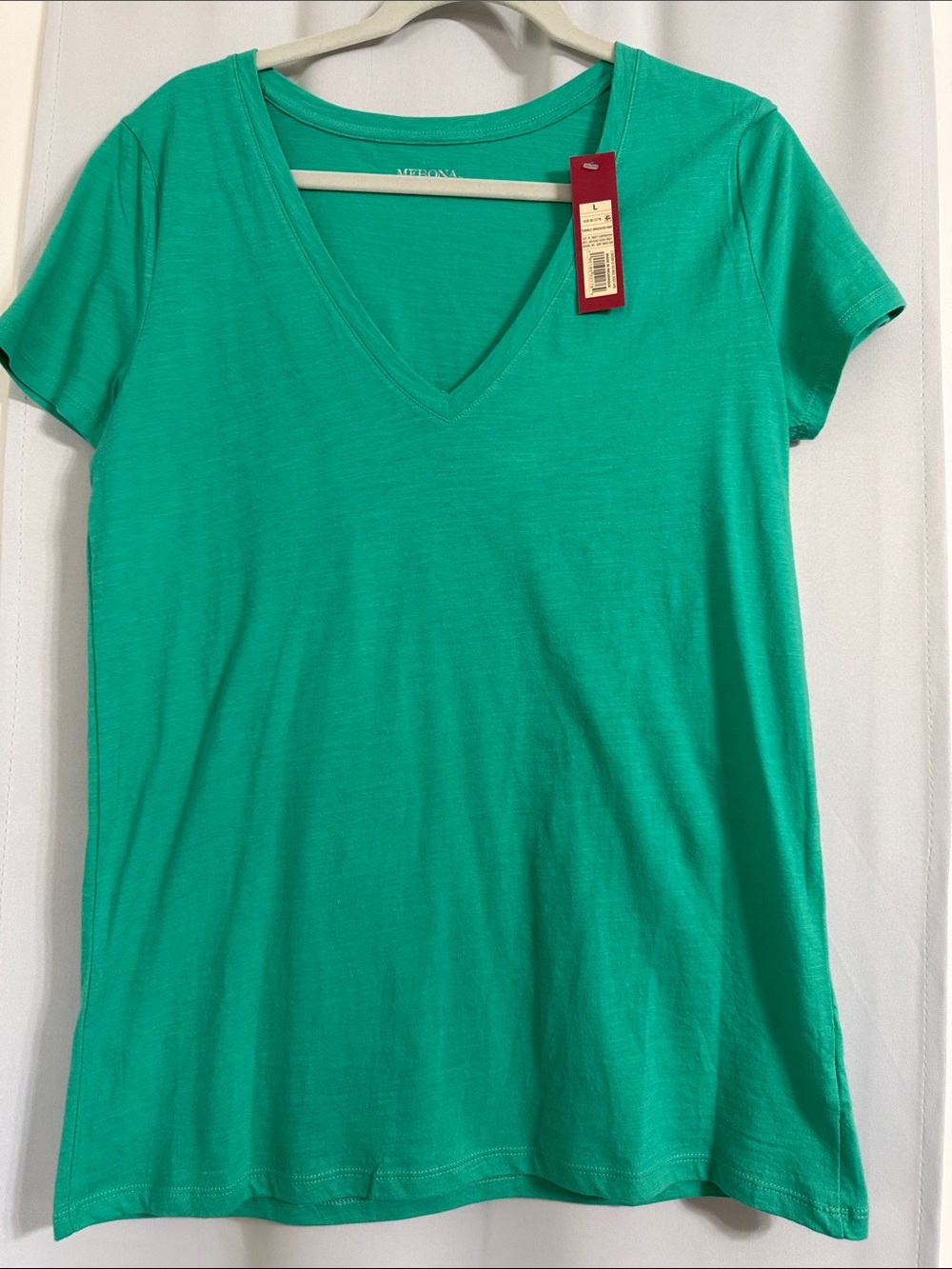Merona Women’s V-Neck Tee - Teal